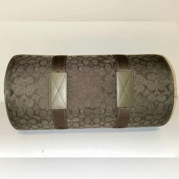 Coach Theo Olive Green Duffle NWT - Picture 5 of 6